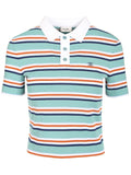 Celine Women Knitted Cotton Polo Shirt