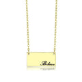 Flash Gold Brass Necklace with Top Grade Crystal in Clear