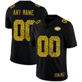 Custom1 New York Jets Leopard Print Fashion Vapor Limited Jersey1 Black American Stitched Jersey1 Football Jerseys