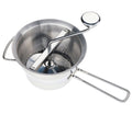 Küchenprofi Stainless Steel Food Mill, Large, 18/10 Stainless Steel, 4 Interchangeable Discs, Strainer for Sauce