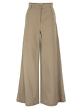 Max Mara Women Mxmalamaro - Pure Cotton Palazzo Trousers