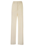 Max Mara Women Mxmeditto - Fluid Tailored Trousers In Pure Virgin Wool