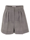 Max Mara Women Mxmagoraio - Pure Virgin Wool Prince Of Wales Tailored Shorts