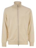 Brunello Cucinelli Men High-Necked Cashmere Cardigan With Zip