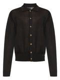 Versace Men Cotton And Silk Cardigan
