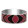 High polished (no plating) Stainless Steel Bangle with Epoxy in Multi Color