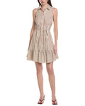 Maison Tara Seersucker Yarn Dye Stripe Shirtdress