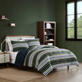 Nautica Uphaul Stripe Green Full/Queen Comforter Set