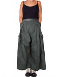 Dip Wide Leg Trousers In Pine Cloud