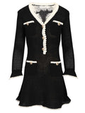 Self-Portrait Women Mini Abito In Maglia