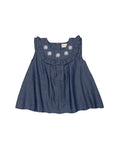Monica + Andy Embroidered Bib Dress