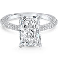 Certified 3.44Ct Cassidy Radiant Cut Diamond Engagement Ring 14k Gold Lab Grown