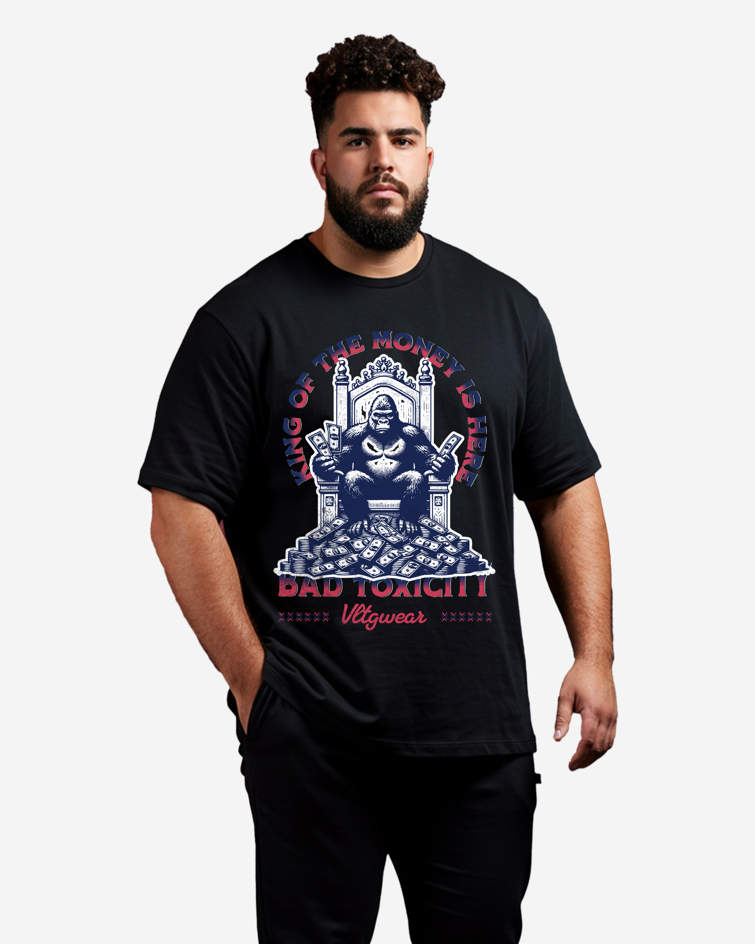 Bad Toxicity Men's Oversized T-Shirt