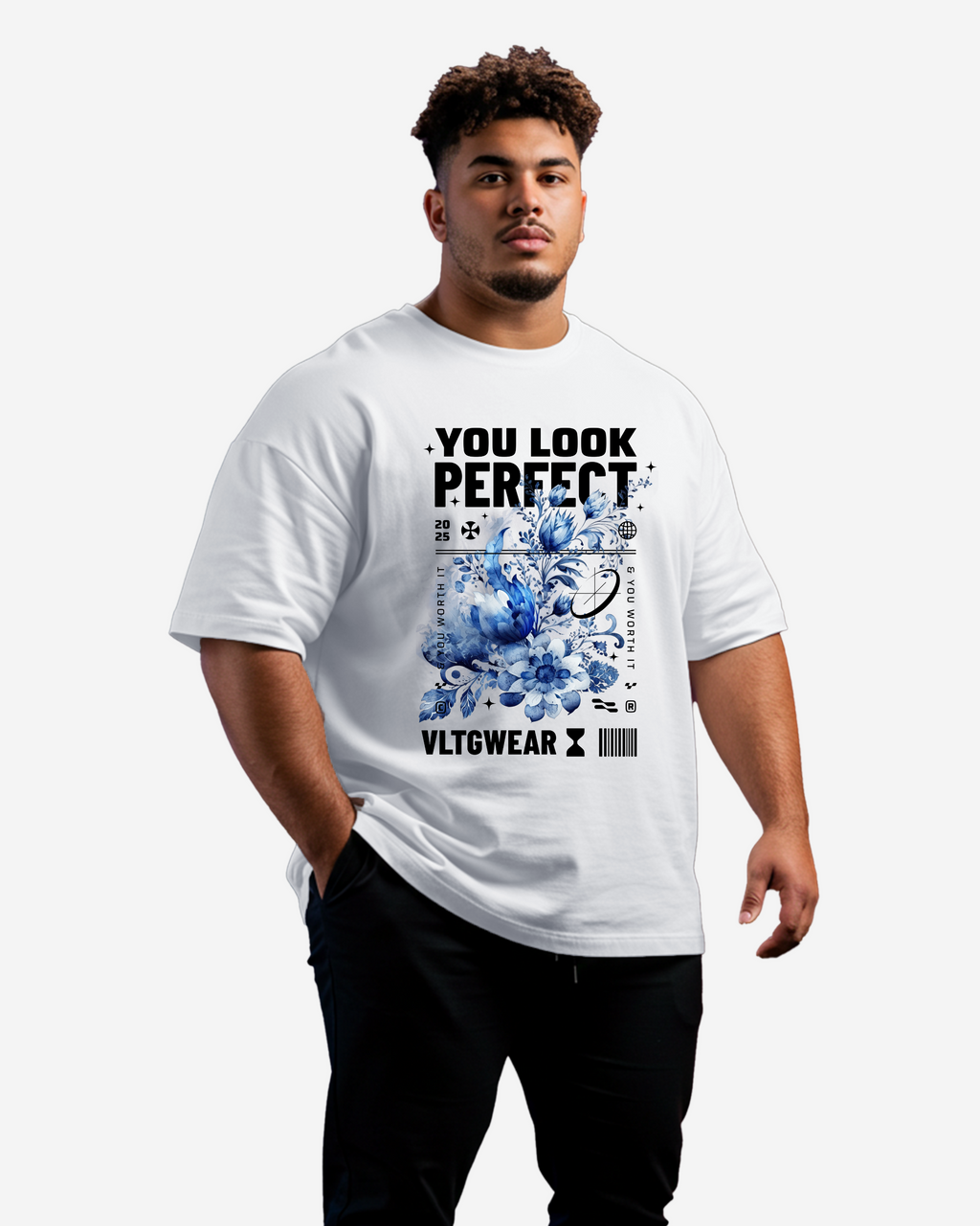 You Look Perfect Men's Oversized T-Shirt