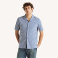 Nautica Mens Classic Fit Button-Front Polo