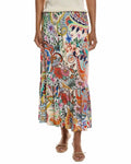 Janie Favorite Single Tiered Skirt In Amanda Amazing