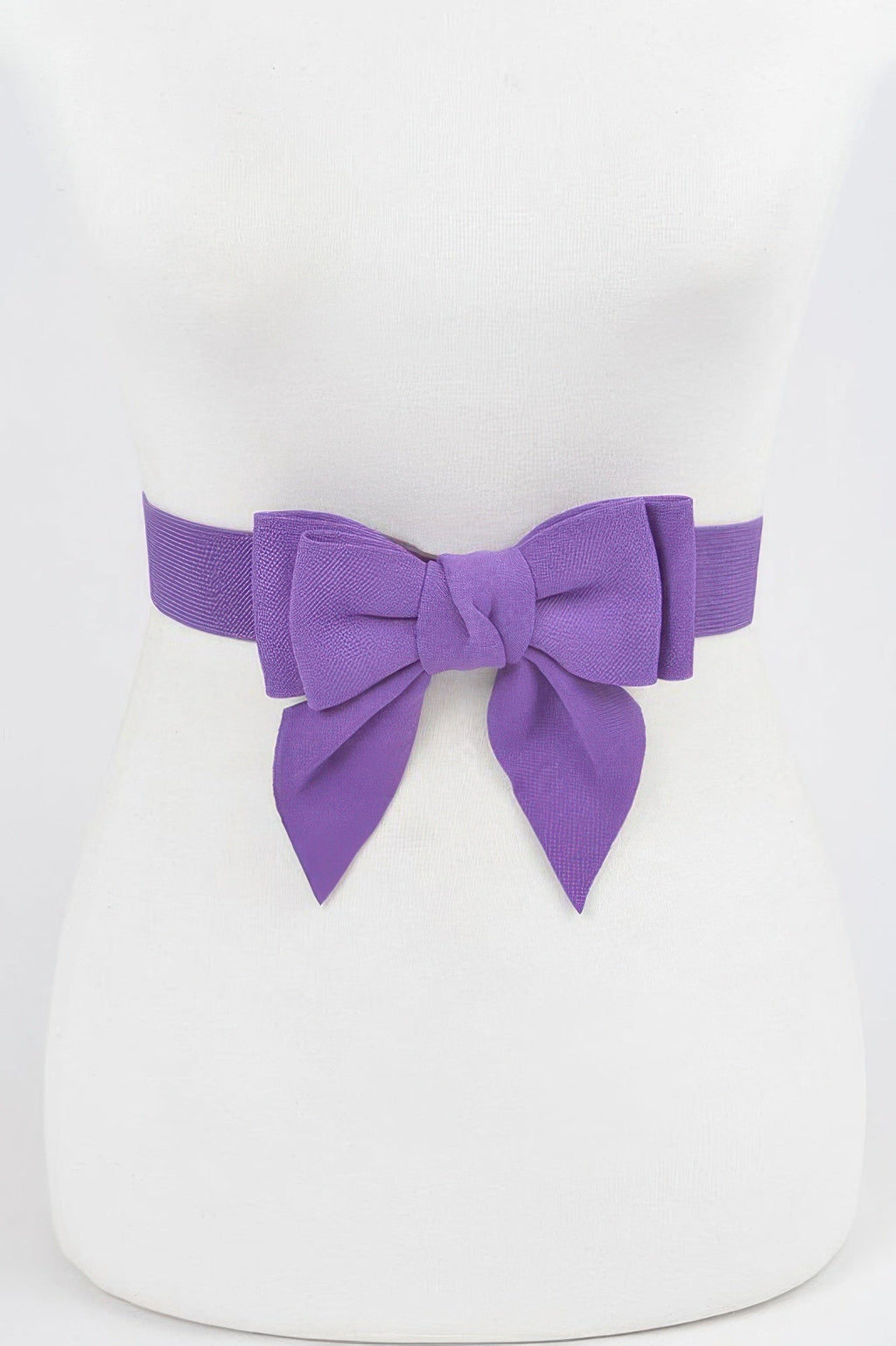 Ribbon Buckle Stretch Belt