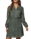 Versailles Dress In Vine Floral Print
