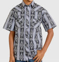 Boys Short Sleeve Top In Black