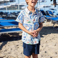 Boys Pull On Cargo Short In Navy