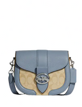 Coach Georgie Saddle Bag In Signature Canvas