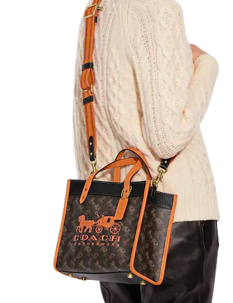 Coach Horse and Carriage Field Tote 22