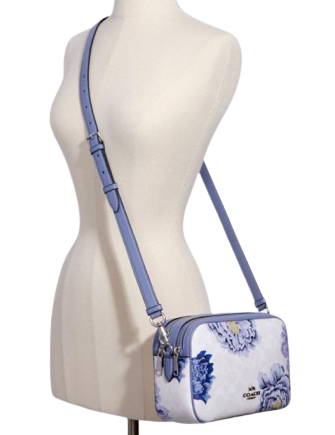 Coach Jes Crossbody in Signature Canvas With Kaffe Fassett Print