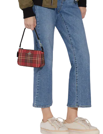 Coach Nolita 19 With Tartan Plaid Print