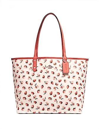 Coach Reversible City Tote With Fruit Print