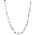 Men's 14k Gold (78gram) or Platinum (146gram) 7mm Link Chain Necklace 20"