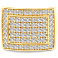 3Ct Men's Diamond Ring in 10k Gold Lab Grown
