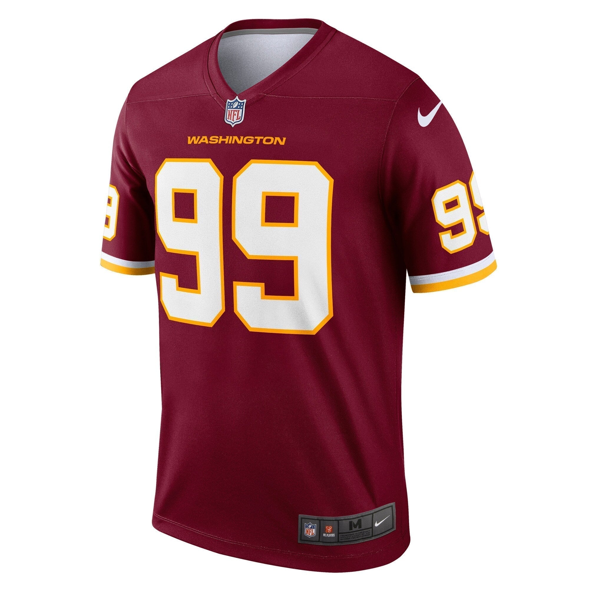 Chase Young Washington Football Team Nike Legend Jersey - Burgundy