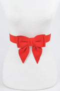 Ribbon Buckle Stretch Belt