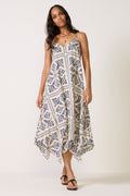 Women's Maggie Handkerchief Midi Dress