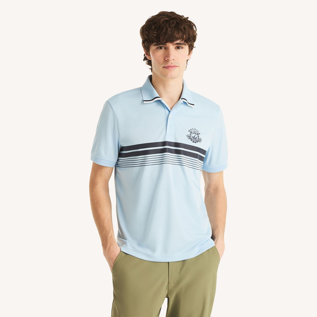 Nautica Mens Navtech Classic Fit Performance Polo