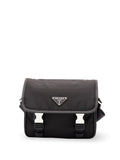 Prada Men Re-Nylon And Saffiano Leather Shoulder Bag