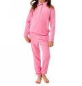 Mini Mallie Velour Pant In Confetti Pink