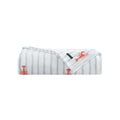 Nautica Lobster Watercolor Stripes Twin Blanket