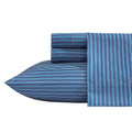 Nautica Alden Stripe Blue Queen Sheet Set