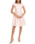 Alfred Sung Pleated Cocktail Dress