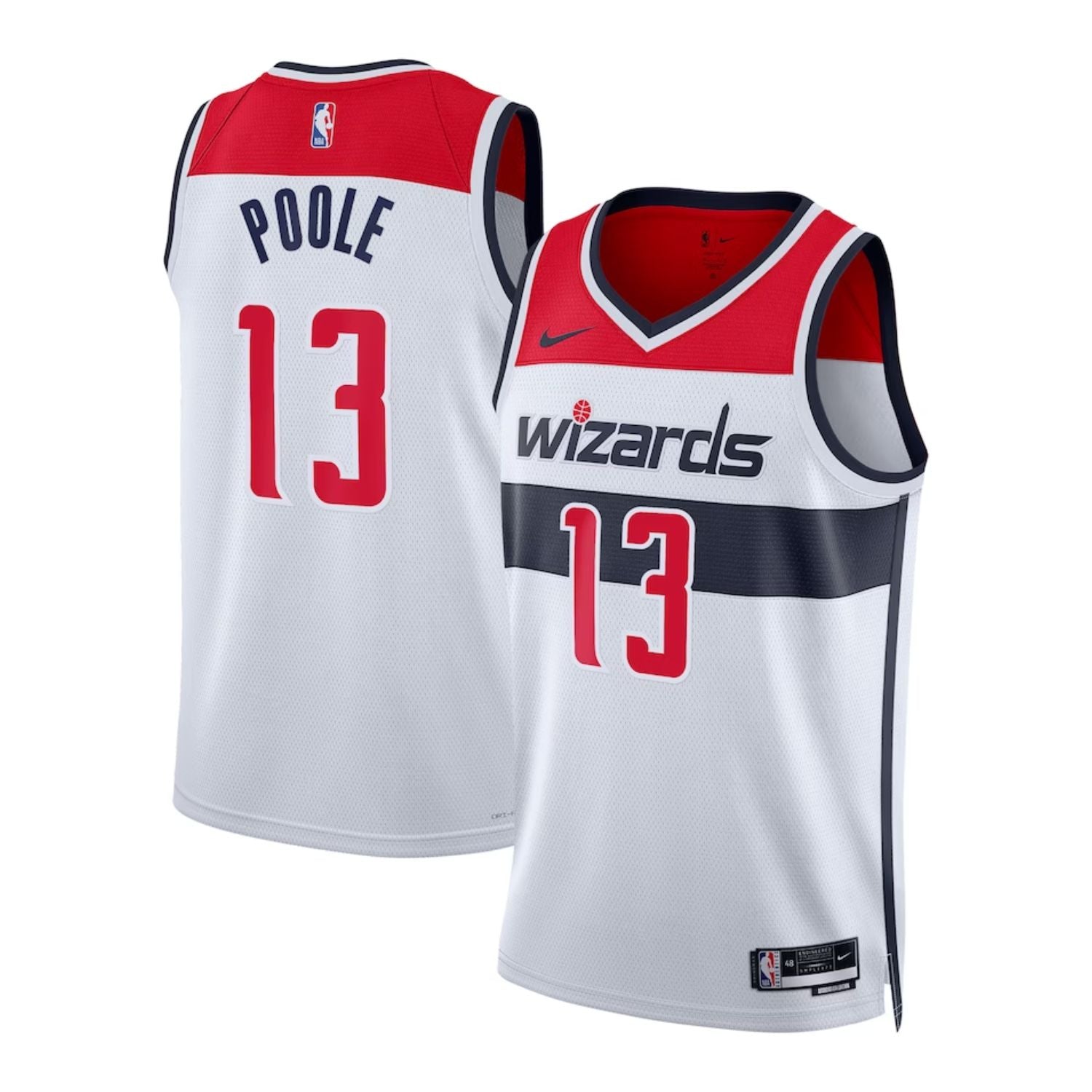 Jordon Poole Washington Wizards 13 Jersey