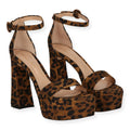 Gianvitto Rossi Womens Animal Print Sandal