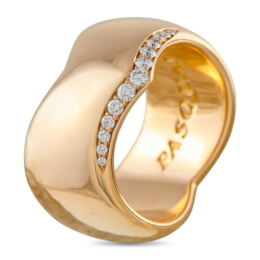 Pasquale Bruni 18K Rose Gold 0.21ct Diamond Ring PB11-041526