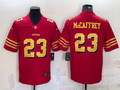 Men's San Francisco 49ers Christian McCaffrey #23 Red Player Jersey1
