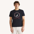 Nautica Mens Flags Graphic T-Shirt