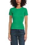 Leset Pointelle Slim Fit T-Shirt