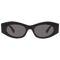 Versace Dark Grey Oval Ladies Sunglasses VE4480U 536087 51