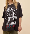 Bruce Springsteen Rockin America Tee In Reactive Black