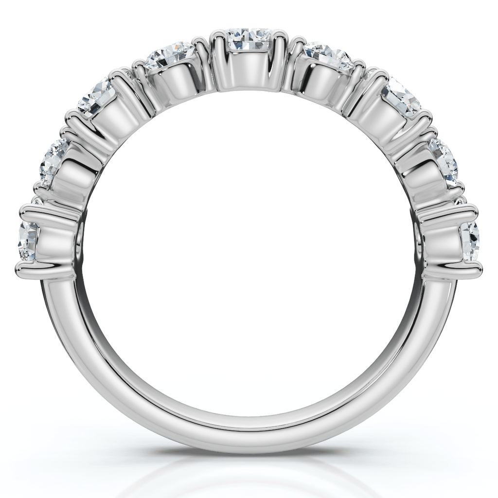 1Ct Sylvia Diamond Anniversary Stackable Ring Gold Lab Grown