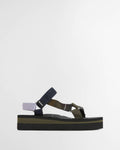 Women's Mila Sandal In Olive/navy/classic Tartan